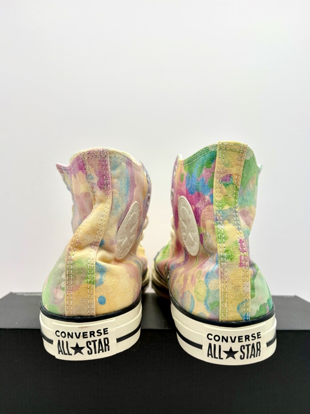 Converse High Top Sneakers - Pastel Multicolor men’s size 11.5 - Picture 4 of 6